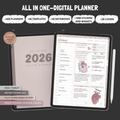 2026 Smart Digital Planner for Goals, Productivity & Organization